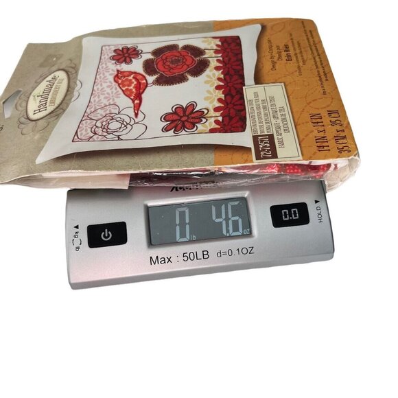 Vtg Dimensions Pillow Cover Emboridery Kit Bird on a Flower 14 x 14 #72-73571 - Picture 5 of 5